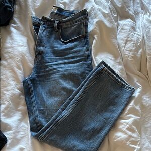 Abercrombie & Fitch The Ankle Straight Ultra High Rise Denim